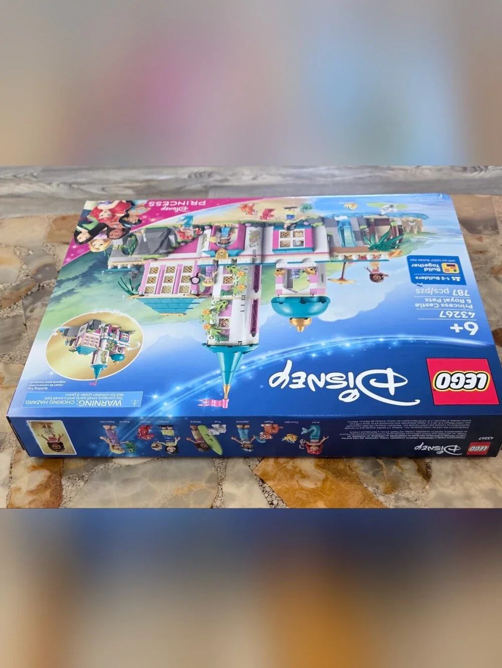 LEGO Disney Princess Castle & Royal Pets 43267 Toy Building Set 787 pcs NEW